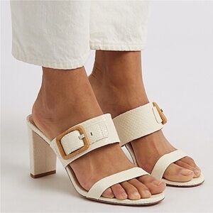 Veronica Beard Galoma Sandals Cream
